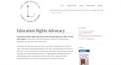 Desktop Screenshot of cincinnatieducationlaw.com